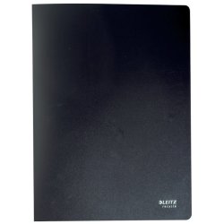 Leitz sort Prsentationsmappe A4 med 40 lommer - 90% recycled