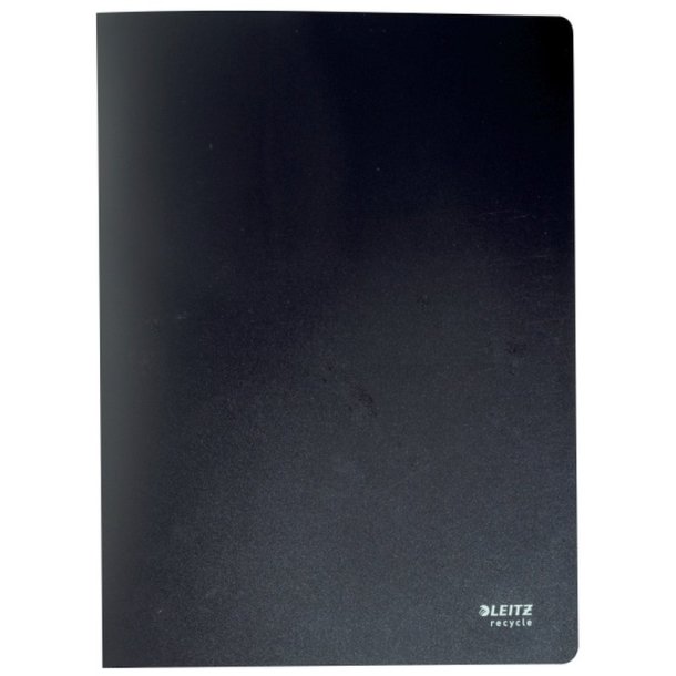 Leitz sort Prsentationsmappe A4 med 40 lommer - 90% recycled