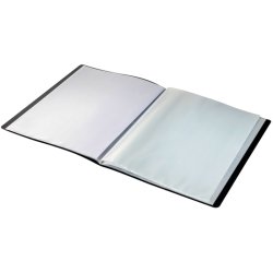 Leitz sort Prsentationsmappe A4 med 40 lommer - 90% recycled