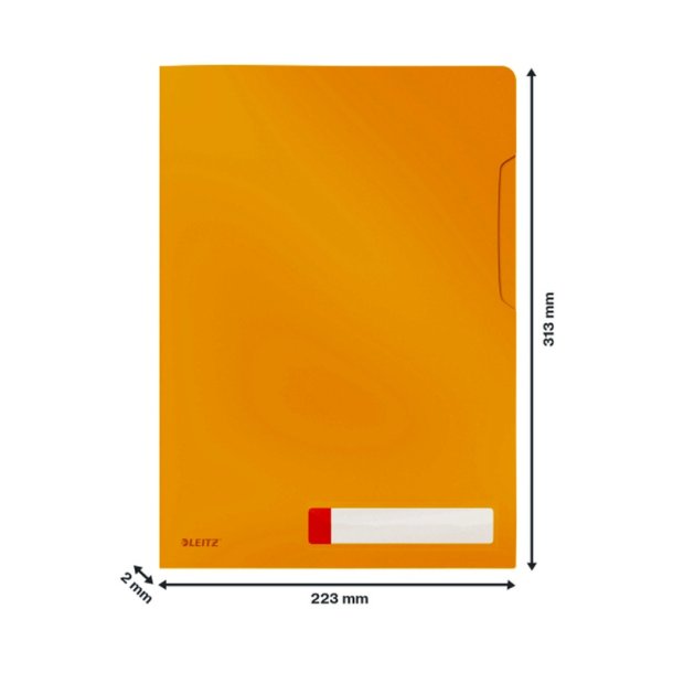 Leitz Omslag - Cosy - PP - A4 - gul - 3 stk.