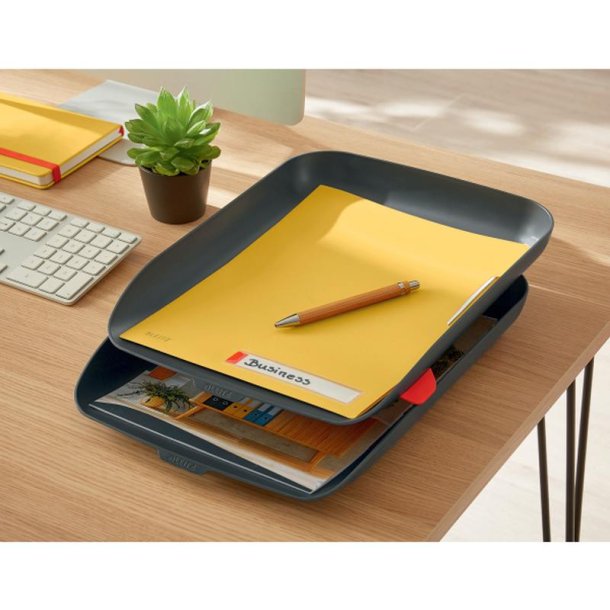 Leitz Omslag - Cosy - PP - A4 - gul - 3 stk.