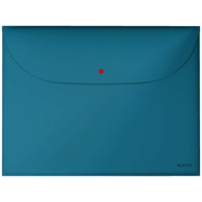 Leitz kuvertmappe - Cosy - PP - A4 - bl� - 3 stk.