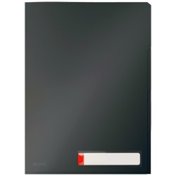 Leitz Omslag - med fane - Cosy - pp - A4 - gr - 3 stk.