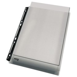Leitz A4 Kataloglommer - 170my Bld klar PVC - 3 stk. - Metalskinne