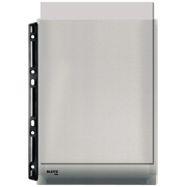 Leitz A4 Kataloglommer - 170my Bld klar PVC - 3 stk. - Metalskinne
