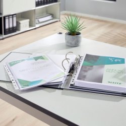 Leitz A4 Kataloglommer - 170my Bld klar PVC - 10 stk.