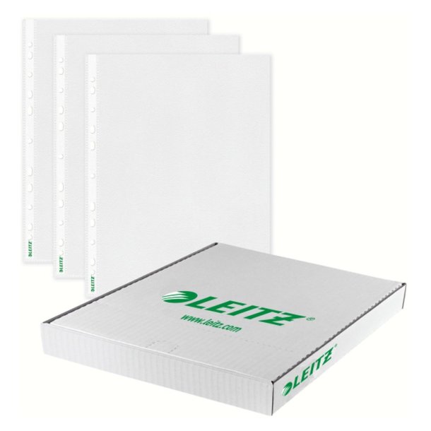 Leitz A4 Kataloglommer - 170my Bld klar PVC - 5 stk. - Med Klap