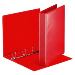 Esselte A4 Ringbind Panorama - Rd - 4-D-ringe - rygbredde 51mm