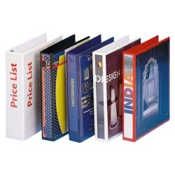 Esselte A4 Ringbind Panorama - Bl - 4-D-ringe - rygbredde 51mm