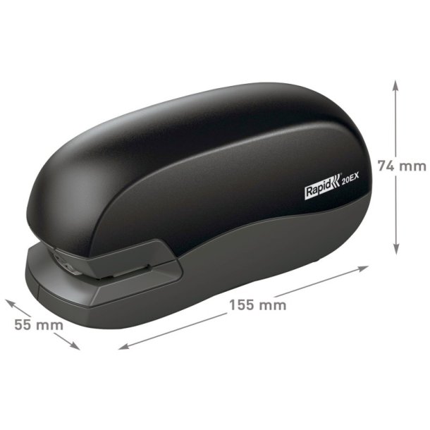Rapid Elektrisk hftemaskine - 20EX - kontaktls - 20 ark