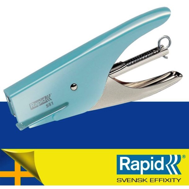 Rapid Hftetang Retro S51 i bl- til 15 ark