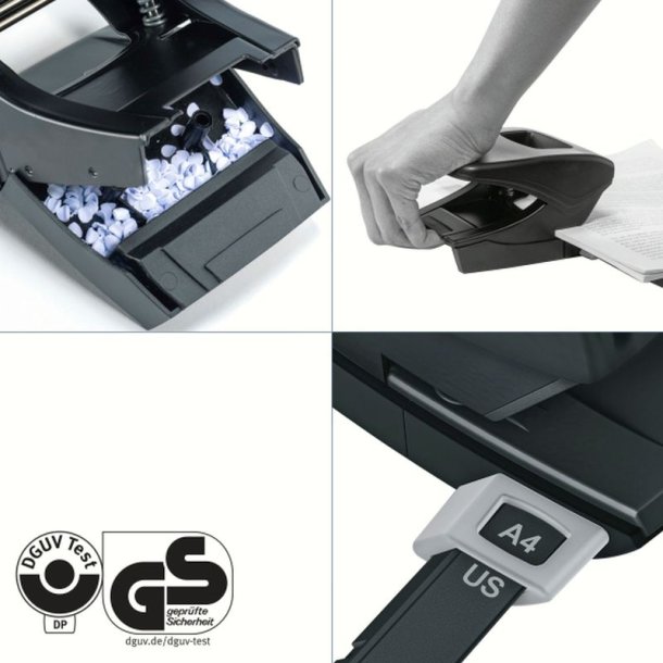 Leitz Hulapparat - recycled - 2 huller - op til 30 ark - sort