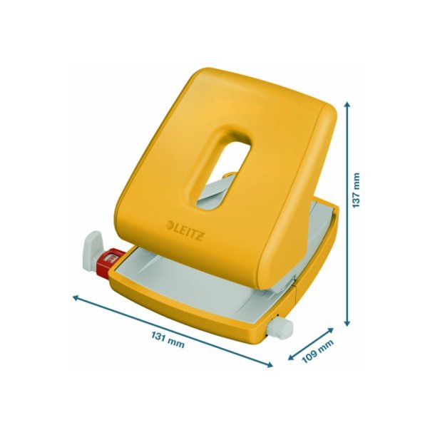 Leitz Hulapparat - Cosy - 2 huller - op til 30 ark - gul