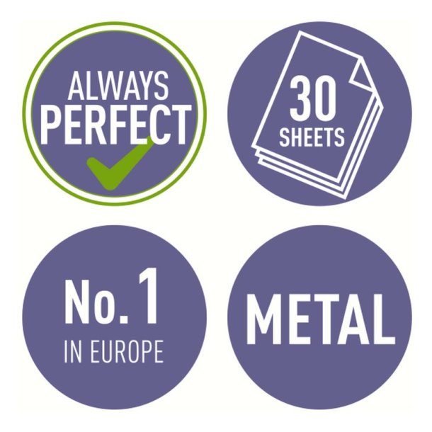 Leitz Hulapparat - 5008 - 2 huller - op til 30 ark - rd