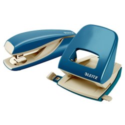 Leitz Hulapparat - 5008 - 2 huller - 30 ark - lys bl