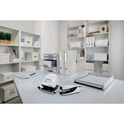 Leitz Hulapparat - 5008 - 2 huller - WOW - op til 30 ark - hvid