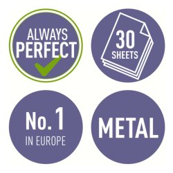 Leitz Hulapparat - 5008 - 2 huller - WOW - op til 30 ark - bl