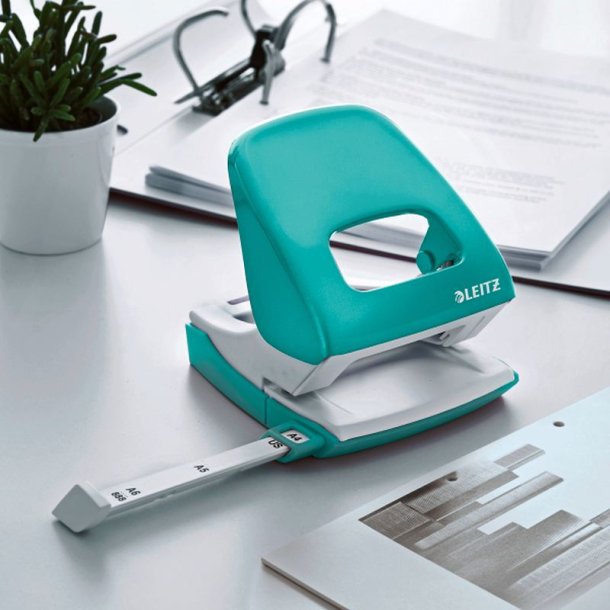 Leitz Hulapparat - 5008 - 2 huller - WOW - op til 30 ark - isbl