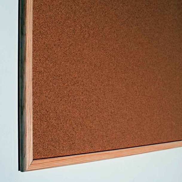 Esselte Opslagstavle - kork - med trramme - standard - 60x80 cm