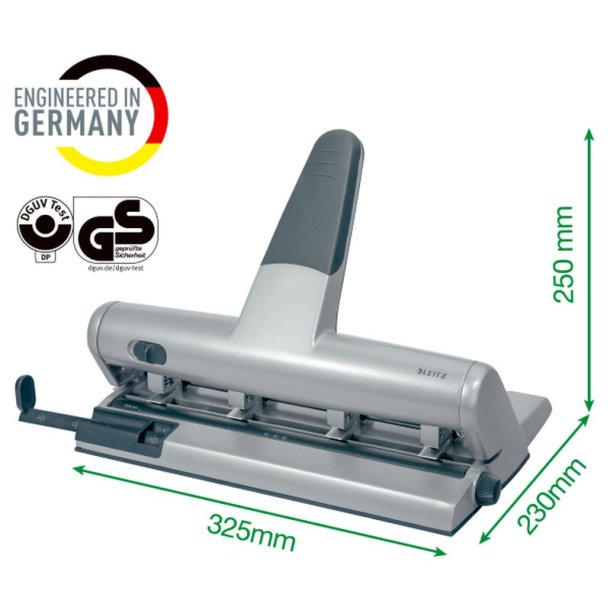 Leitz Hulapparat - 5114 - WOW - 4-6 huller - 30 ark - slv