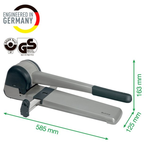 Leitz Hulapparat - 5182 - 2 huller - op til 250 ark - slv