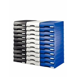 Leitz opbevaringsbakke Plus - skuffeenhed sort