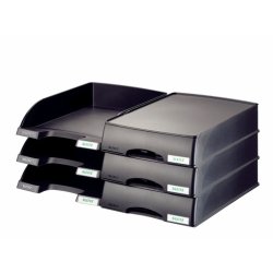 Leitz opbevaringsbakke Plus - skuffeenhed sort