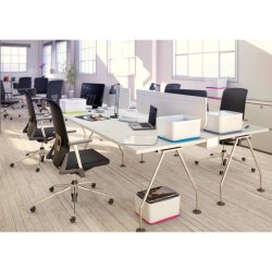 Leitz Opbevaringsboks - MyBox -Large - hvid/bl