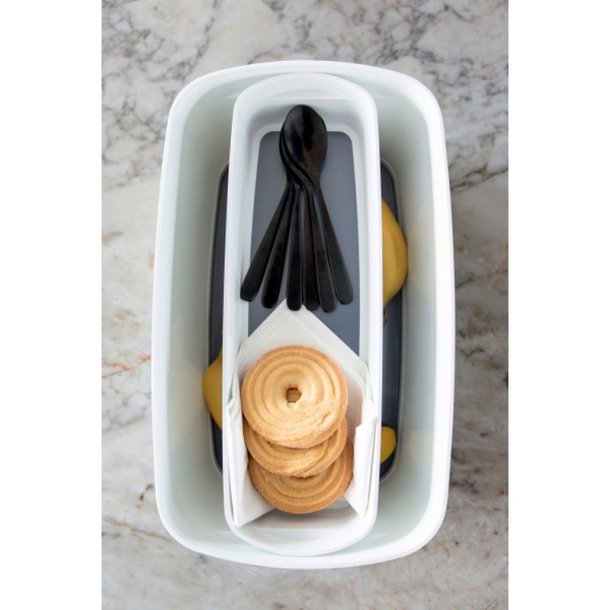 Leitz Opbevaringsbakke - MyBox - lang - hvid/bl