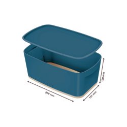 Leitz Opbevaringsboks - MyBox - Small - med lg - Cosy - bl