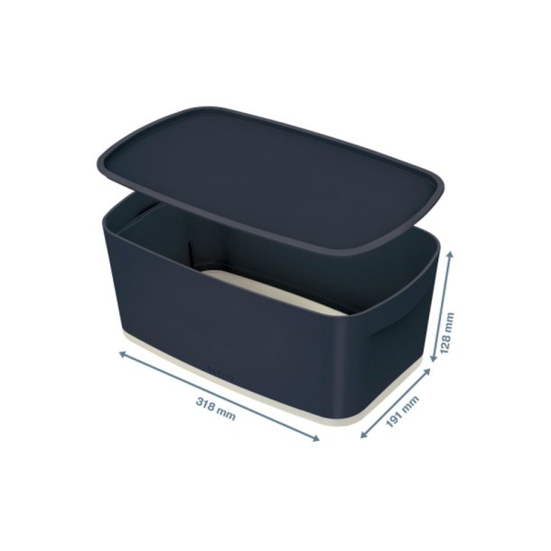 Leitz Opbevaringsboks - MyBox - Small - med lg - Cosy - gr