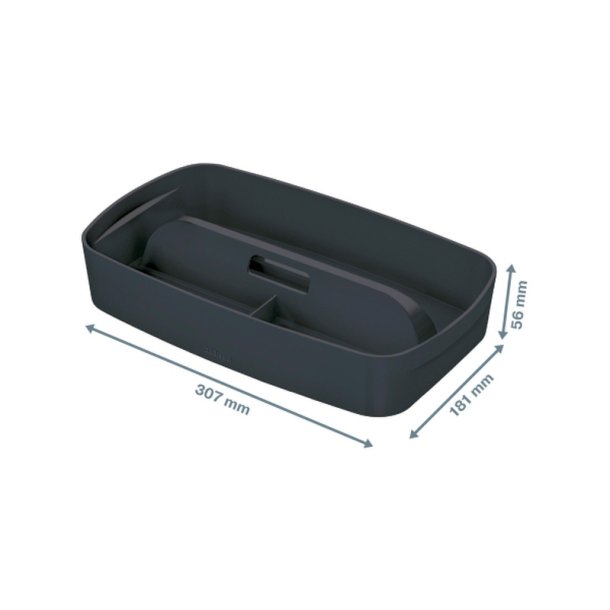 Leitz Organiseringsbakke - med hndtag - MyBox - Cosy - Small - gr