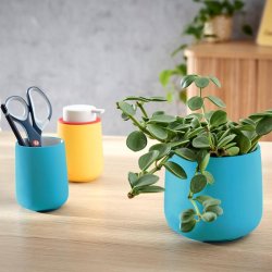 Leitz Urtepotte - Cosy - keramisk - bl