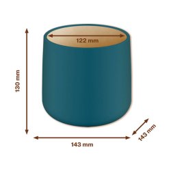 Leitz Urtepotte - Cosy - keramisk - bl