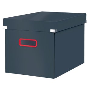 Leitz opbevaringsboks med lg - Click & Store Cosy - stor - 320x310x360mm - fljlsgr