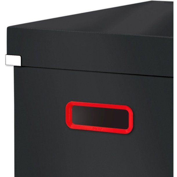 Leitz opbevaringsboks med lg - Click &amp; Store Cosy - stor - 320x310x360mm - fljlsgr