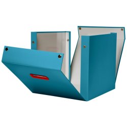 Leitz opbevaringsboks med lg - Click &amp; Store Cosy - stor - 320x310x360mm - fljlsgr