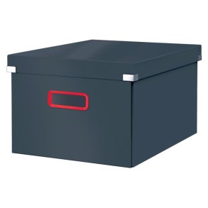 Leitz opbevaringsboks med lg - Click & Store Cosy - medium - 281x200x370mm - fljlsgr