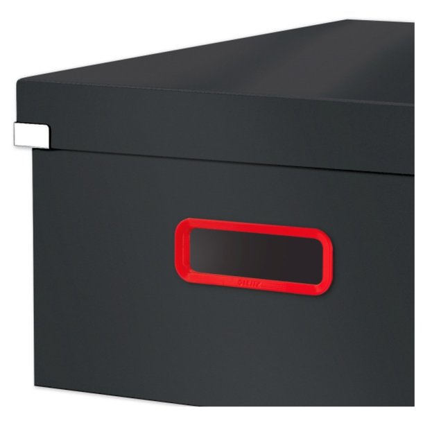 Leitz opbevaringsboks med lg - Click &amp; Store Cosy - stor - 369x200x482mm - fljlsgr