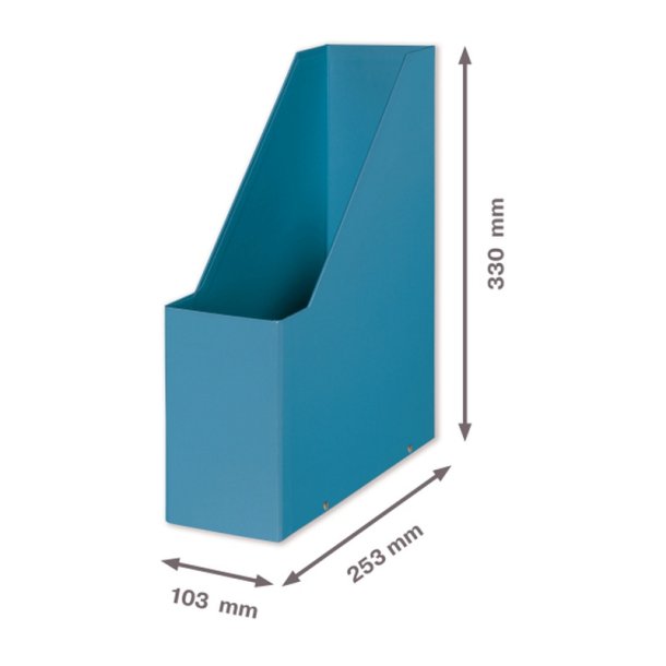 Leitz Tidsskriftsamler - Click &amp; Store Cosy - karton - 103x330x253mm - rolig bl