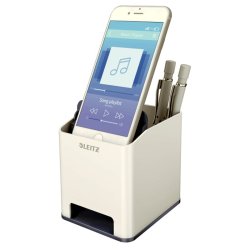 Leitz Penneholder - Sound - WOW - hvid/gr