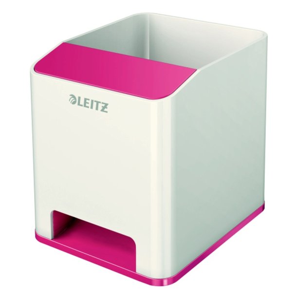 Leitz Penneholder - Sound - WOW - hvid/pink