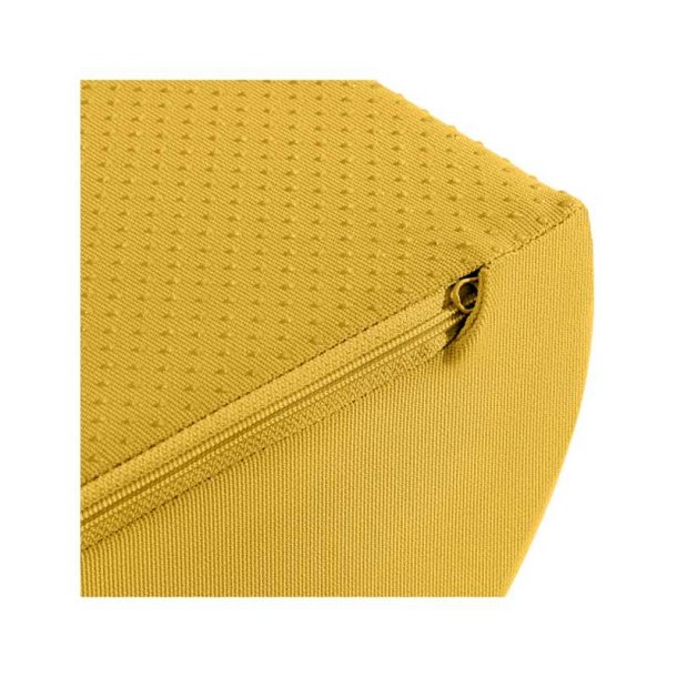 Leitz Fodsttte - Ergo Cosy - bld kerne/stofbetrk - dobbelt funktion - 260x140x405mm - varm gul