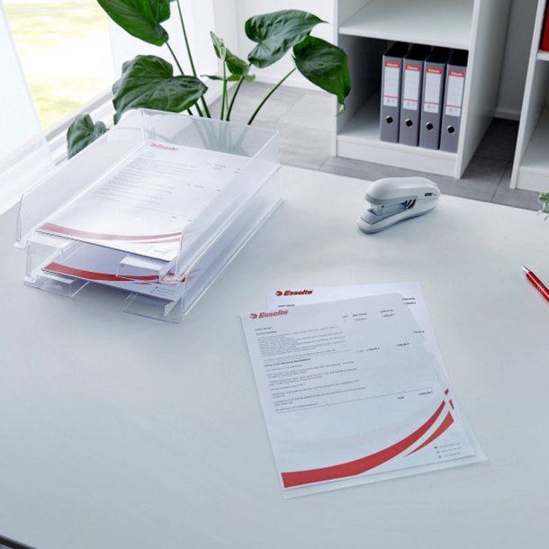 Esselte A4 Omslag - 105my - PP - prget - 10 stk.