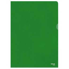 Esselte A4 Omslag - 105my - PP - prget - grn - 100 stk.