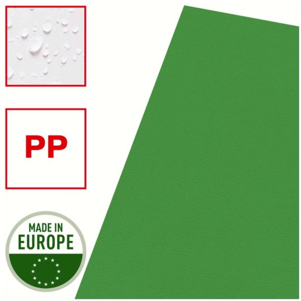Esselte A4 Omslag - 105my - PP - prget - grn - 100 stk.