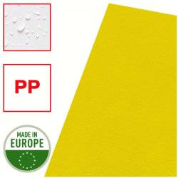 Esselte A4 Omslag - 105my - PP - prget - gul - 100 stk.