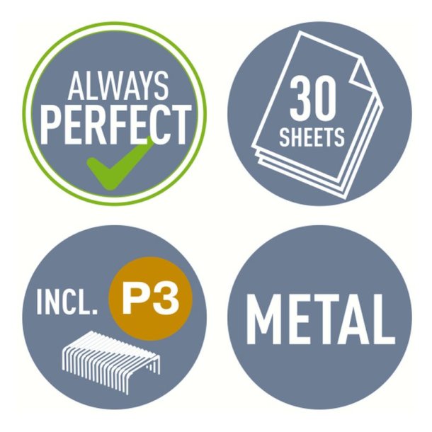 Leitz NeXXt hftemaskine i rd til 30 ark