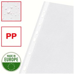 Esselte plastlommer A4 - 85my - 30% recycled - 100 stk.