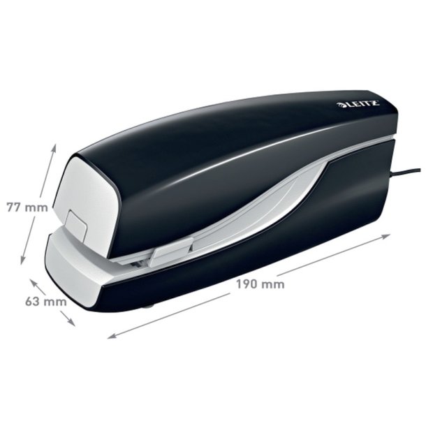 Leitz Hftemaskine - 5533 - elektrisk - hfter op til 20 ark - sort